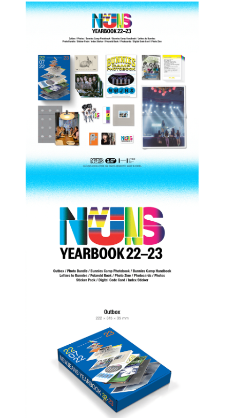 NEWJEANS - YEARBOOK 22-23 + WEVERSE GIFTS *