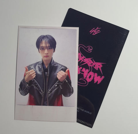 STRAY KIDS ROCK-STAR JYP POLAROID PHOTOCARD + L HOLDER (LEE KNOW)