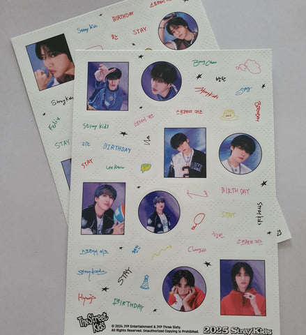 STRAY KIDS - SEASON'S GREETINGS 2025 SET STICKERS