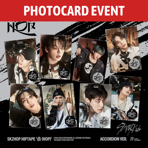 [PREORDER][PHOTOCARD EVENT] : STRAY KIDS - SKZHOP HIPTAPE (ACCORDION Ver.)