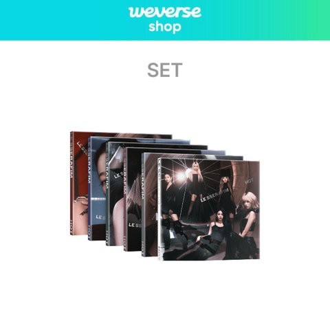 [WEVERSE SET] LE SSERAFIM - HOT (Compact Ver.)