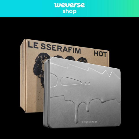 [PREORDER] : [WEVERSE] LE SSERAFIM - HOT (TIN CASE Ver.)