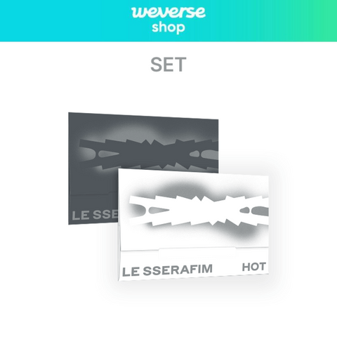 [WEVERSE SET] LE SSERAFIM - HOT (Weverse Albums Ver.)