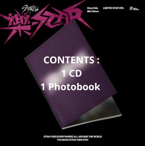 STRAY KIDS - ROCK-STAR (Limited Version STAR) - Contents : 1 CD + 1 photobook *