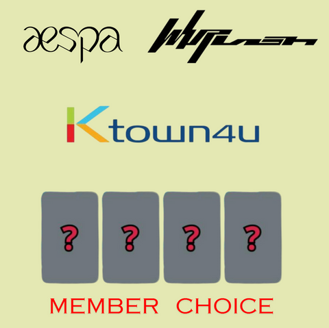 [PREORDER] : AESPA - WHIPLASH Beat ver - KTOWN4U POB PHOTOCARD MEMBER CHOICE