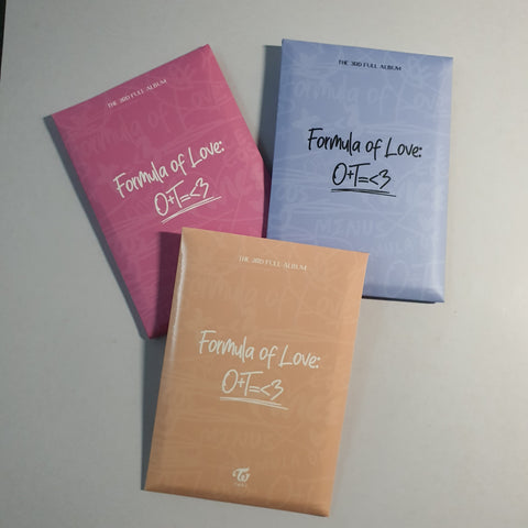 TWICE - FORMULA OF LOVE PHOTOCARD SET