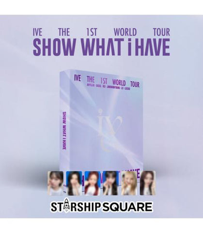 [PREORDER] : IVE - THE 1ST WORLD TOUR [SHOW WHAT I HAVE] DVD + STARSHIP BONUS *