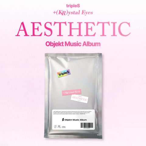 [PREORDER] : tripleS - +(KR)ystal Eyes 'AESTHETIC' (Objekt Music Album Ver.)