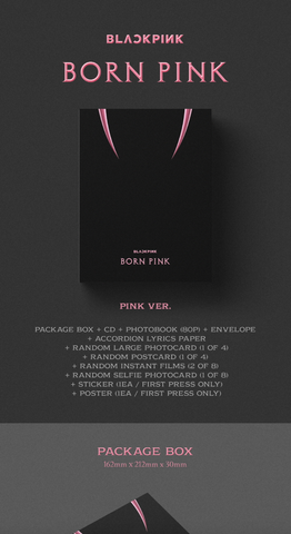 BLACKPINK - BORN PINK (BOX SET / Pink ver.) – KYYO