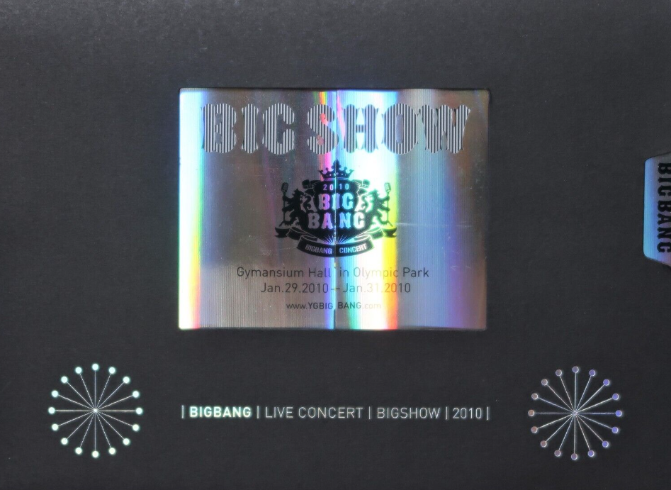 BIGBANG BIG SHOW 2010 LIVE CONCERT DVD SET - USED – KYYO